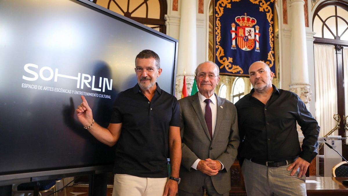 Presentación del proyecto Sohrlin, impulsado por los empresarios malagueños Antonio Banderas y Domingo Sánchez