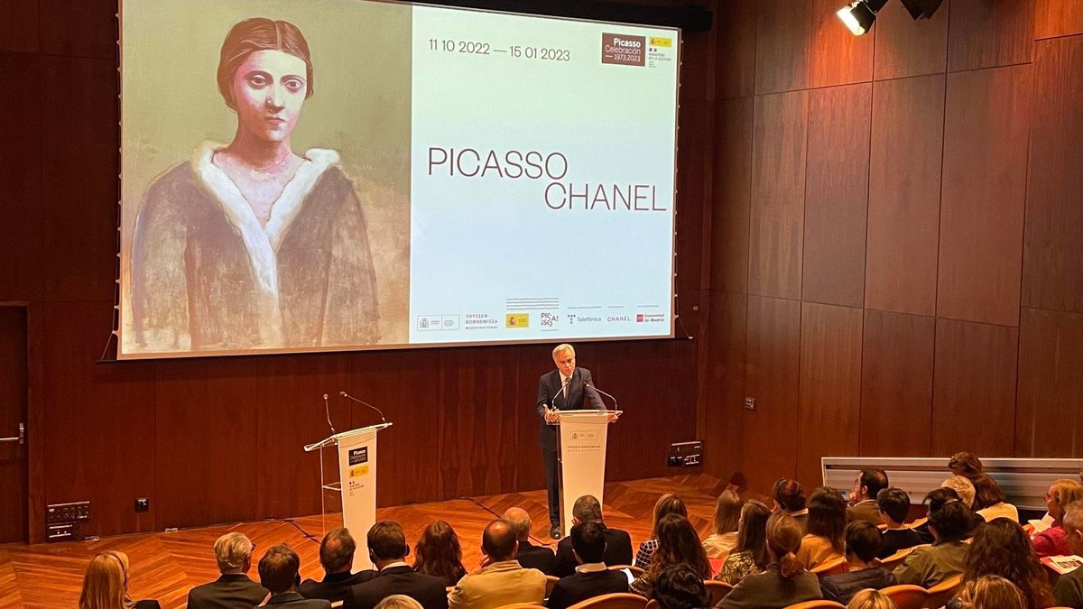 El director artístico del Museo Thyssen-Bornemisza, Guillermo Solana, durante la presentación de la exposición 'Picasso/Chanel.