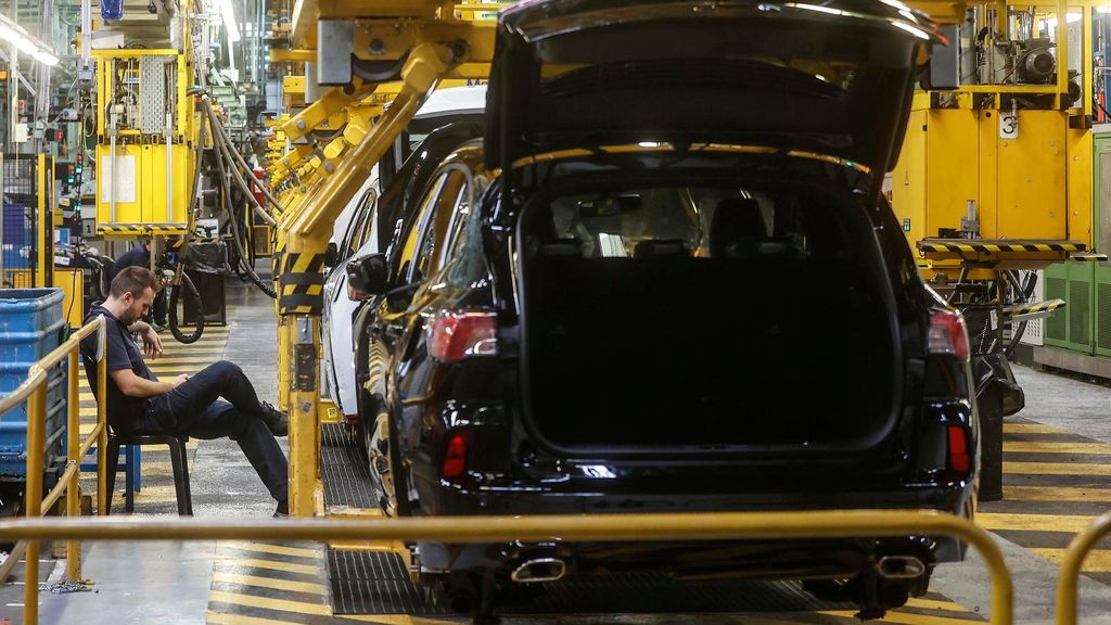 Un vehículo en la fábrica de Ford en Almussafes, a 24 de octubre de 2022, en Almussafes, Valencia,