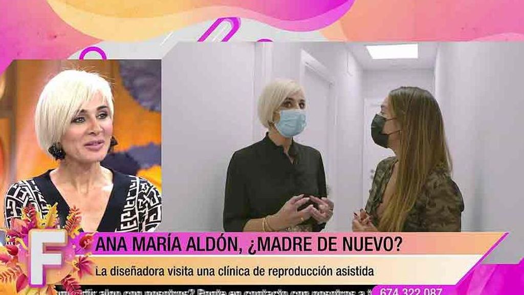 Ana María Aldón se replantea ser madre soltera tras ir a una clínica de fertilidad: “Yo quería una hermana de padre”