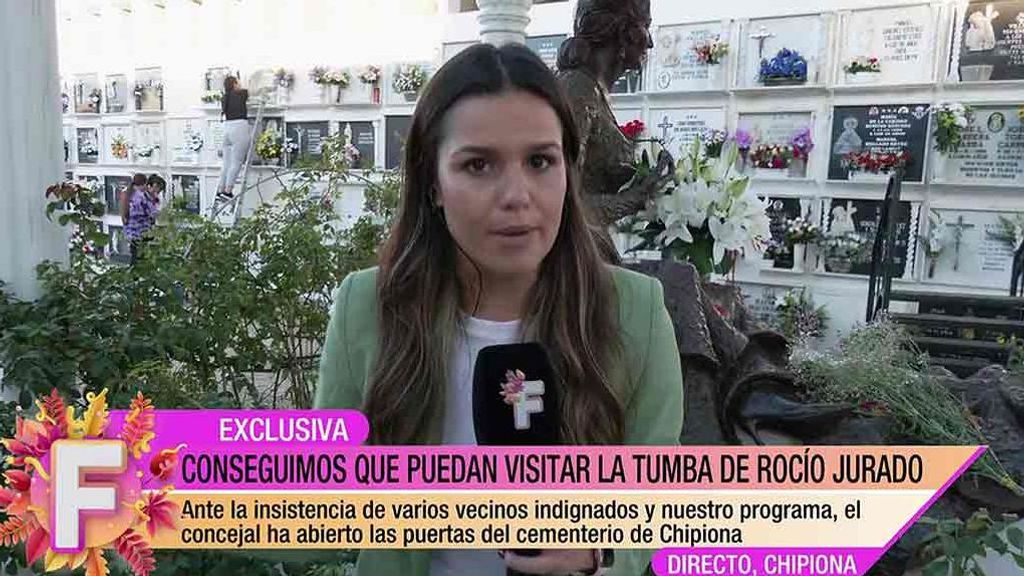 La tumba de Rocío Jurado se queda sin flores de los suyos: ningún familiar ha pasado por allí