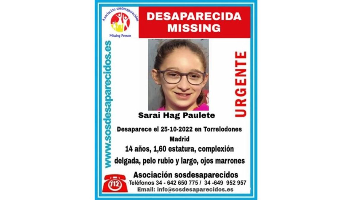 Solicitan ayuda para encontrar a una menor de 14 años desaparecida en Torrelodones, Madrid