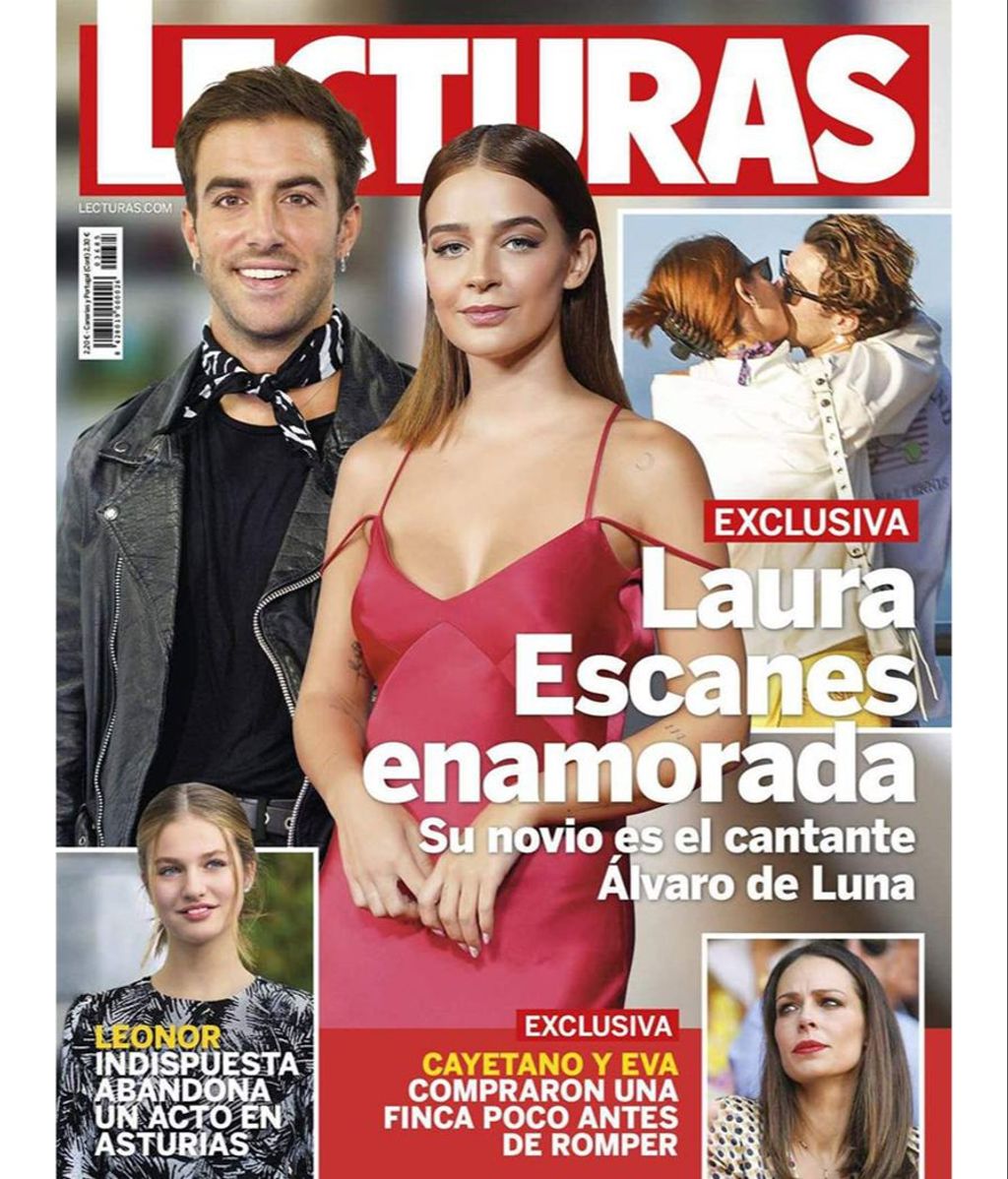 El beso de Laura Escanes y Álvaro de Luna