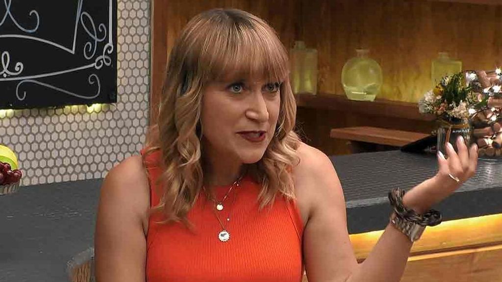 Isabel durante su cita en 'First Dates'