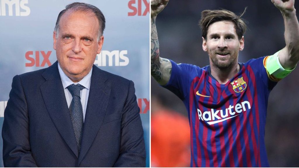 Tebas toma partido en el futuro de Leo Messi: "Ojalá vuelva"