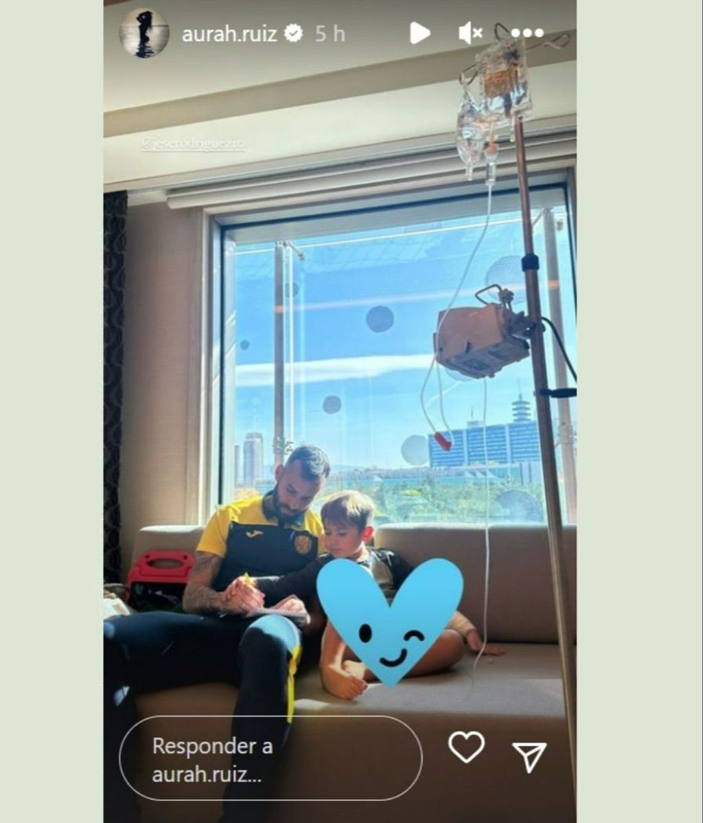 Aurah Ruiz comparte una foto de Nyan desde el hospital
