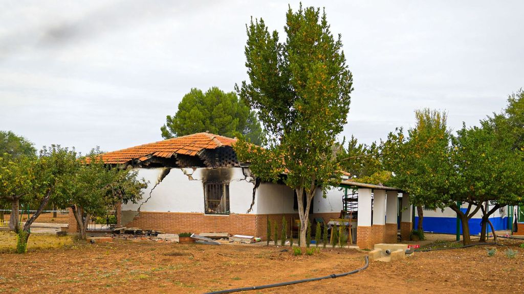 Casa incendiada del tirador de Argamasilla de Calatrava en Ciudad Real
