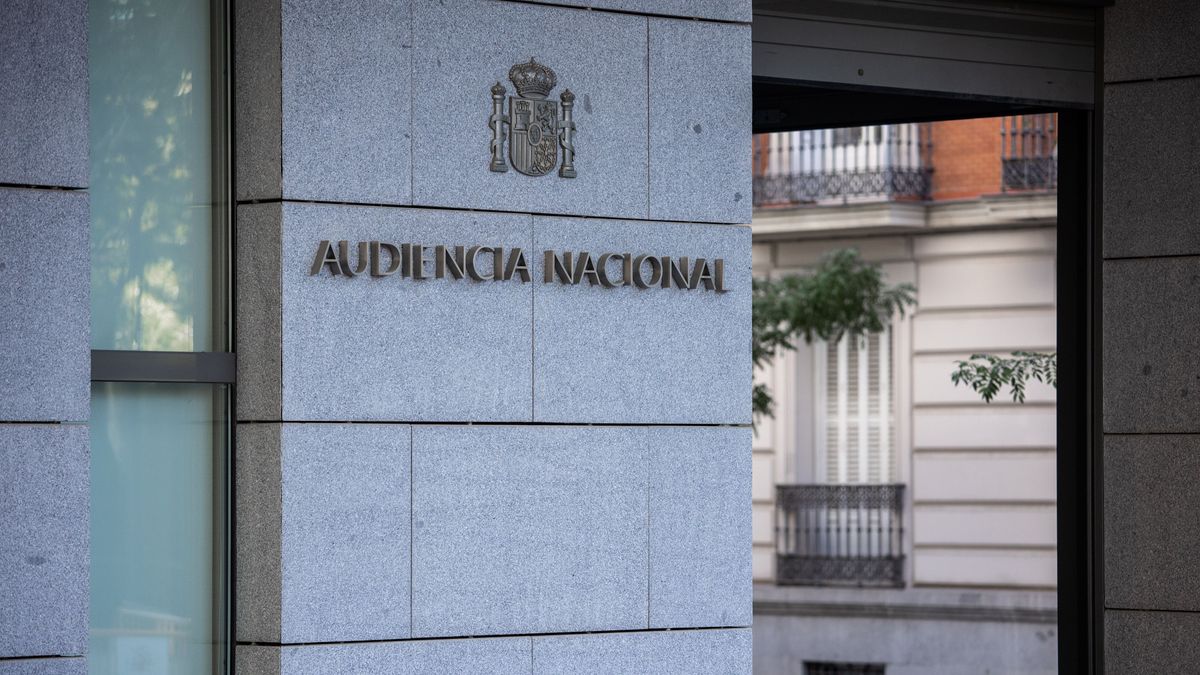 Entrada audiencia nacional donde serán juzgados los miembros de la excúpula del Banco de Valencia.