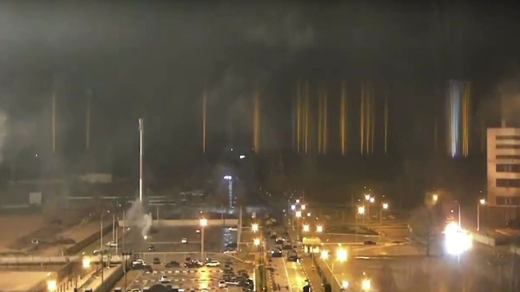 Incendio en la central nuclear de Zaporiyia