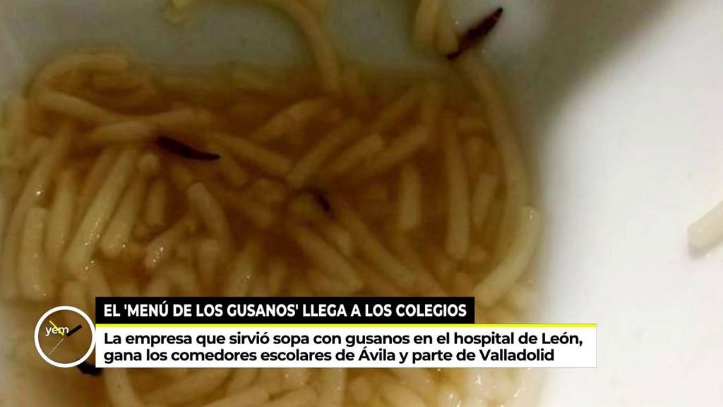 La empresa que sirvió sopa con gusanos en un hospital servirá los menús de 41 colegios públicos