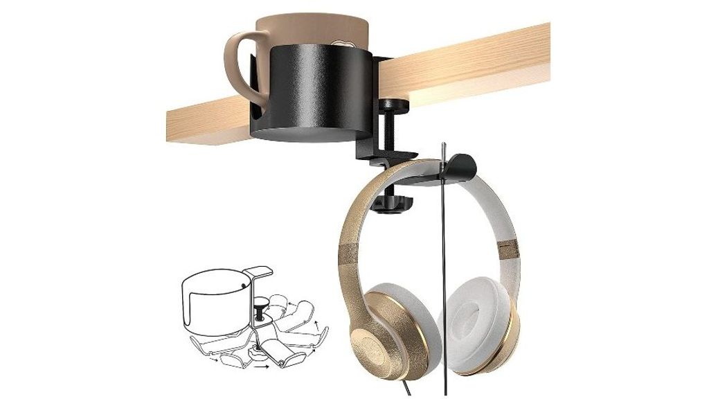 Soporte para tazas y auriculares de ERTG