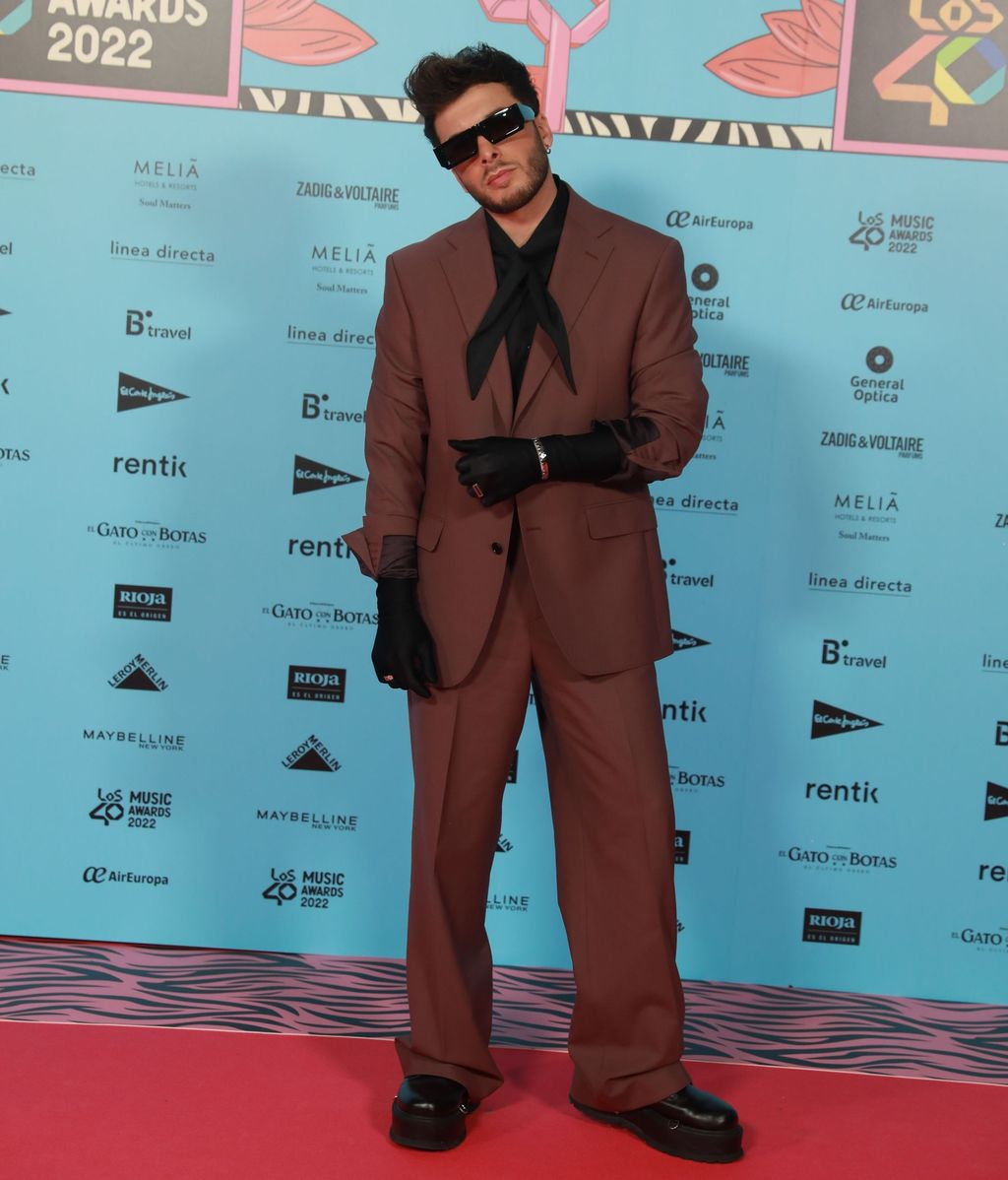 Blas Cantó, en LOS40 Music Awards 2022