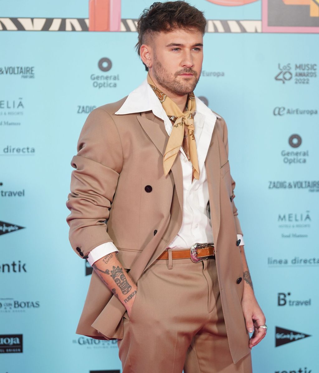 Dani Fernández, en LOS40 Music Awards 2022