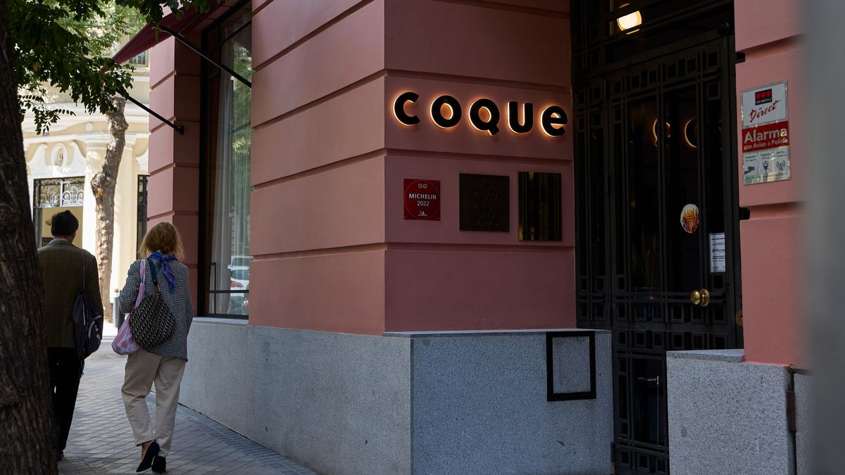 Entrada del restaurante Coque, del chef Mario Sandoval Entrada del restaurante Coque, del chef Mario Sandoval