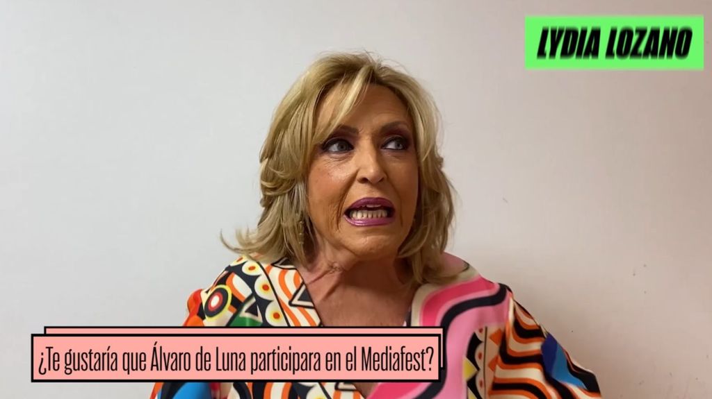 Lydia Lozano, Álvaro de Luna y el Mediafest (Play)