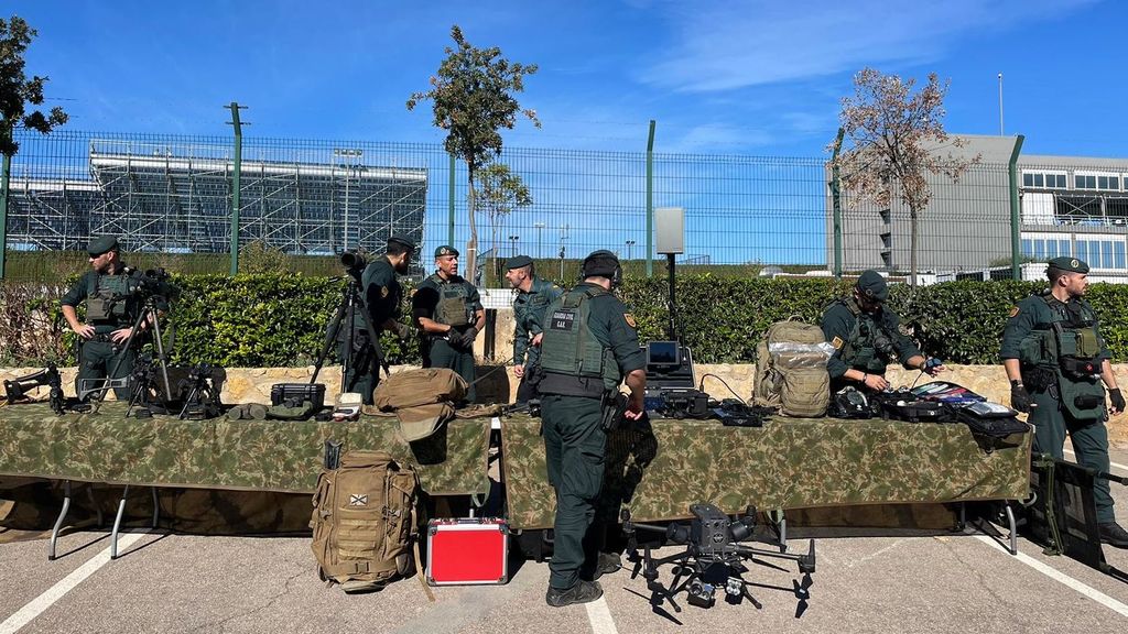 Operativo de la Guardia Civil