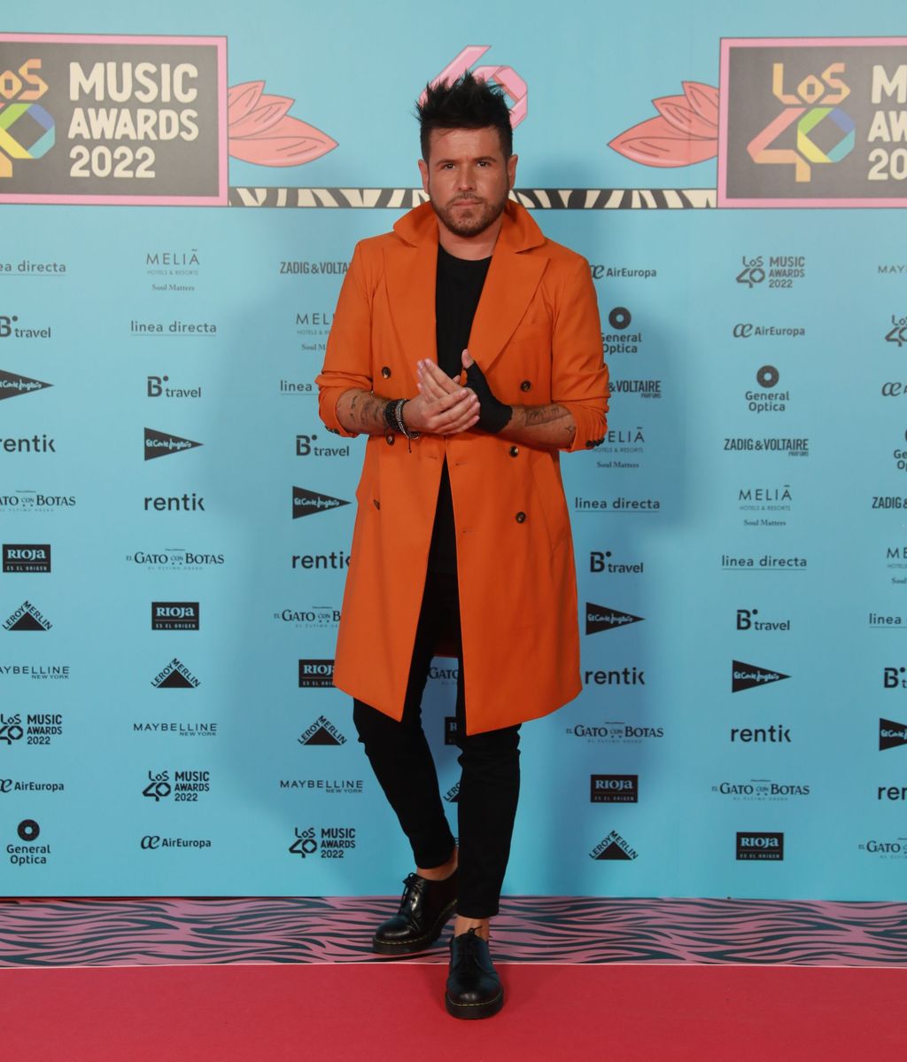 Pablo López, en LOS40 Music Awards 2022