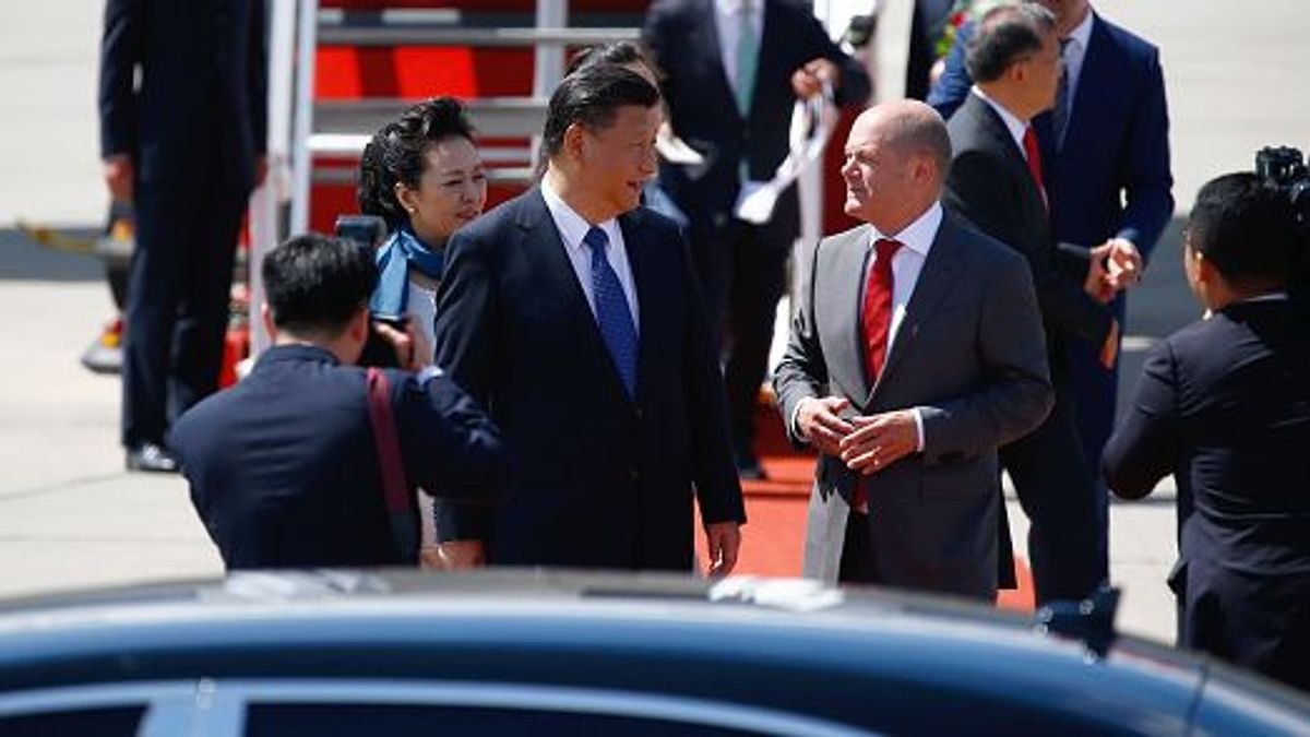 Scholz y Xi Jinping Scholz y Xi Jinping