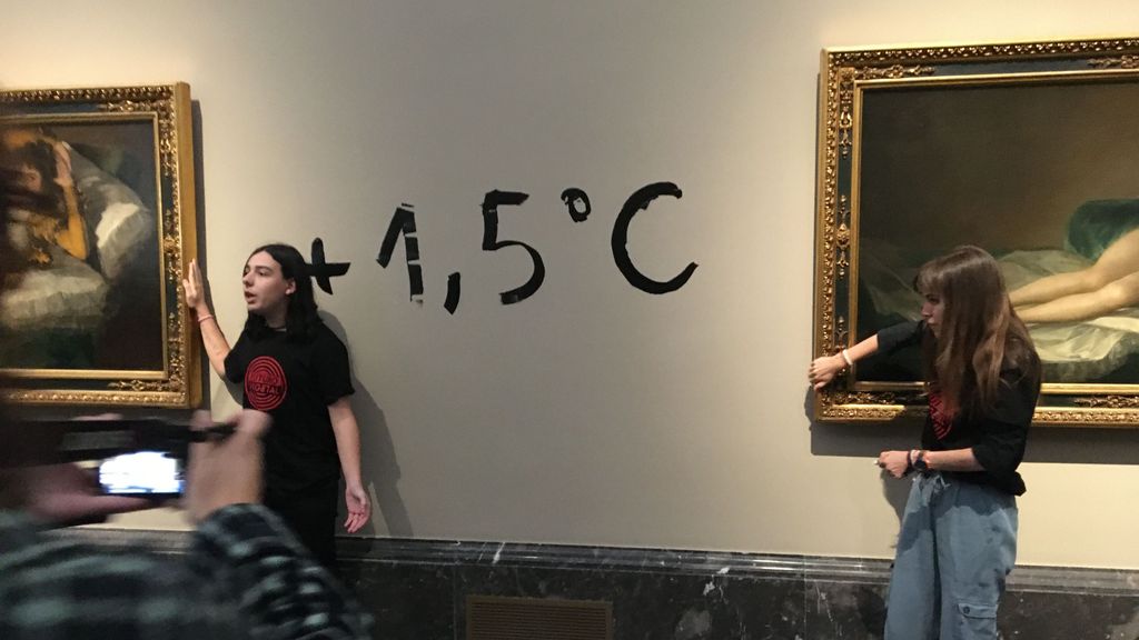 Protesta en el Museo del Prado