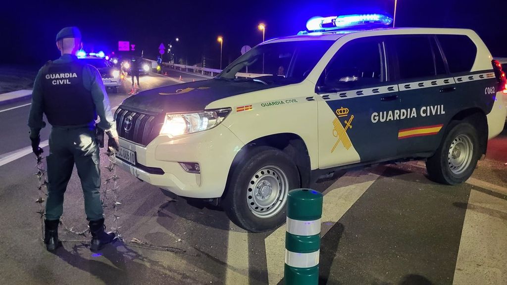 Imagen el control de tráfico de la Guardia Civil en Seseña
