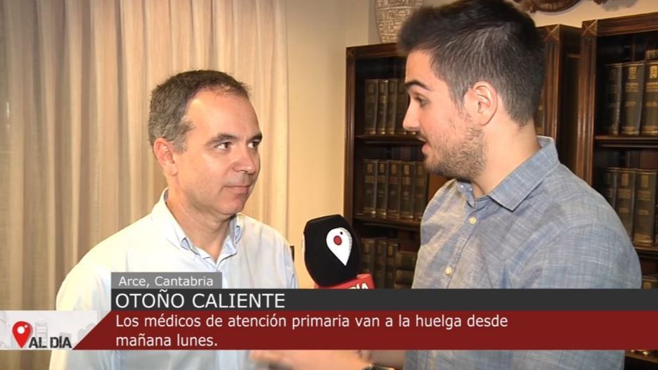 Santiago Raba explica las condiciones de los médicos de Atención Primaria de Cantabria