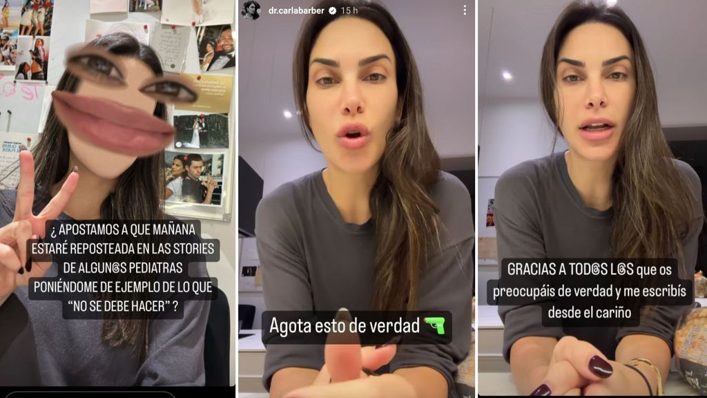 Carla Barber ha tenido que hacer frente a las críticas tras presentar a su hijo en Instagram