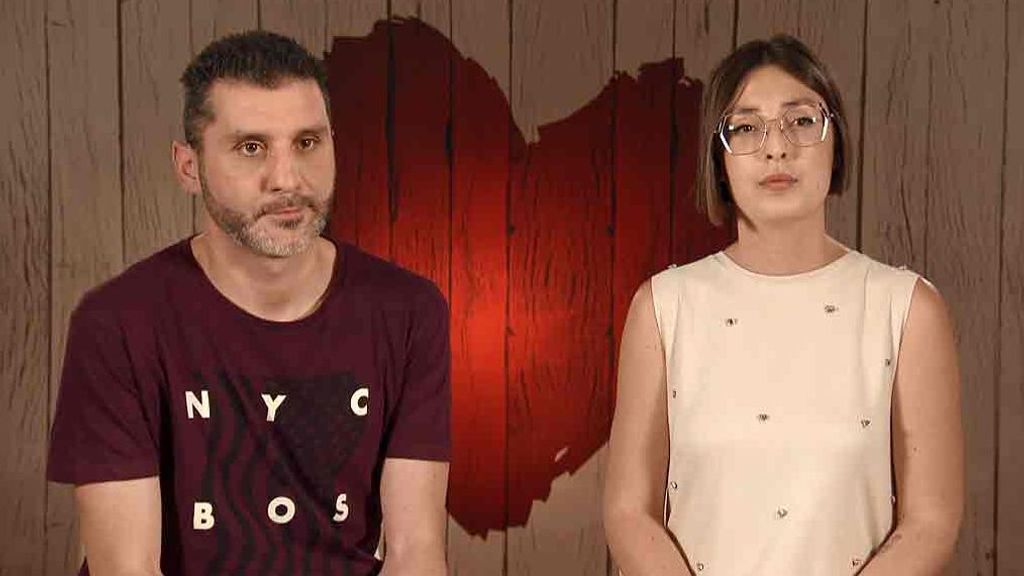 Fernando y Mari Cruz durante su cita en 'First Dates'