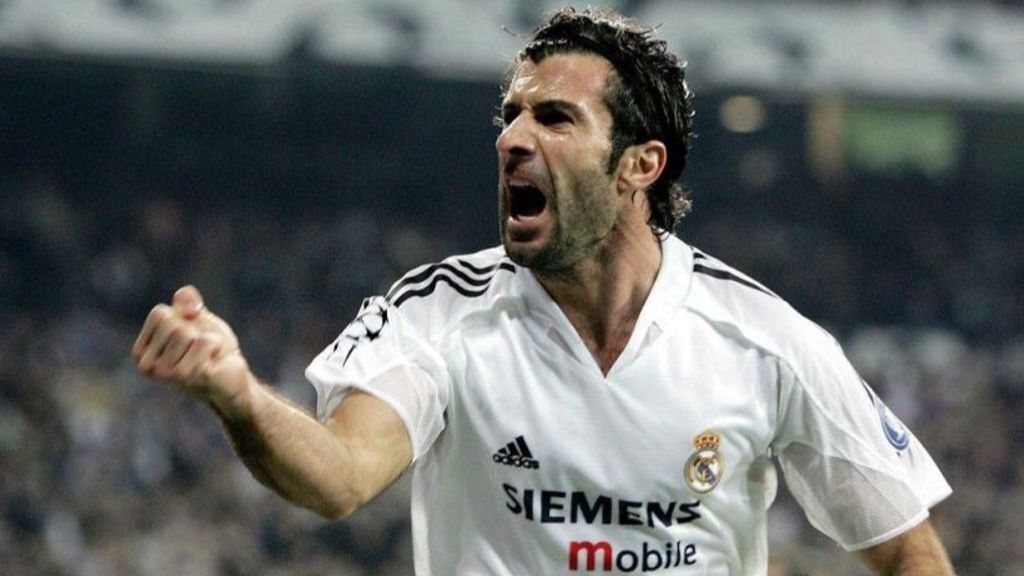 Figo fue uno de los fichajes estrellas del Real Madrid.