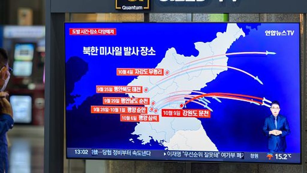 Imágenes de la televisión de Corea del Norte