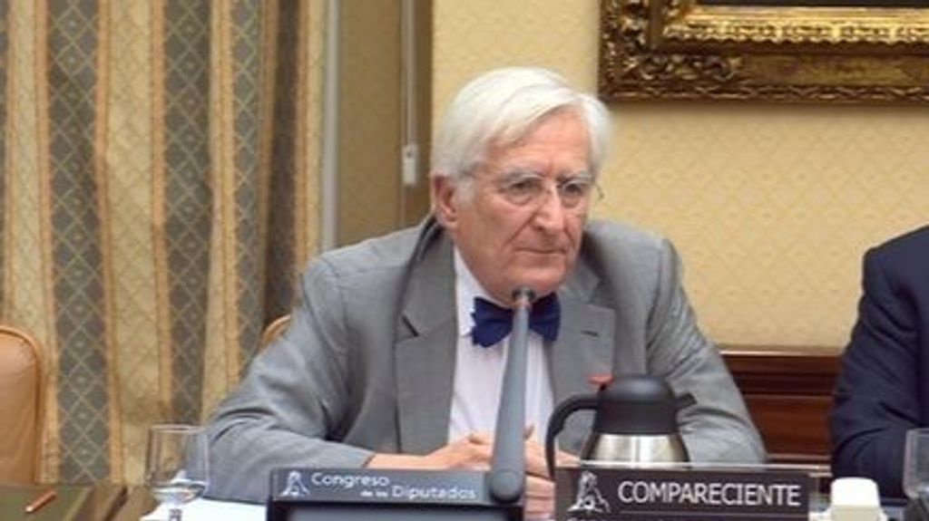 Jaime Tamarit, durante su comparecencia en el Congreso de los Diputados.