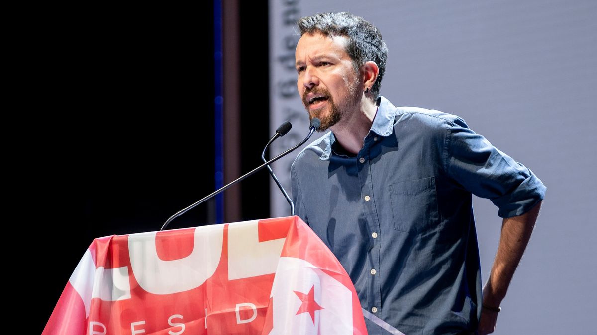 Pablo Iglesias, durante la clausura de la 'Uni de otoño' de Podemos Pablo Iglesias, durante la clausura de la 'Uni de otoño' de Podemos