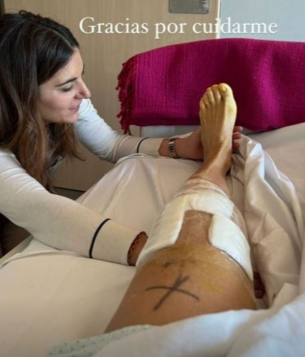 Samantha Vallejo-Nágera, operada de la rodilla