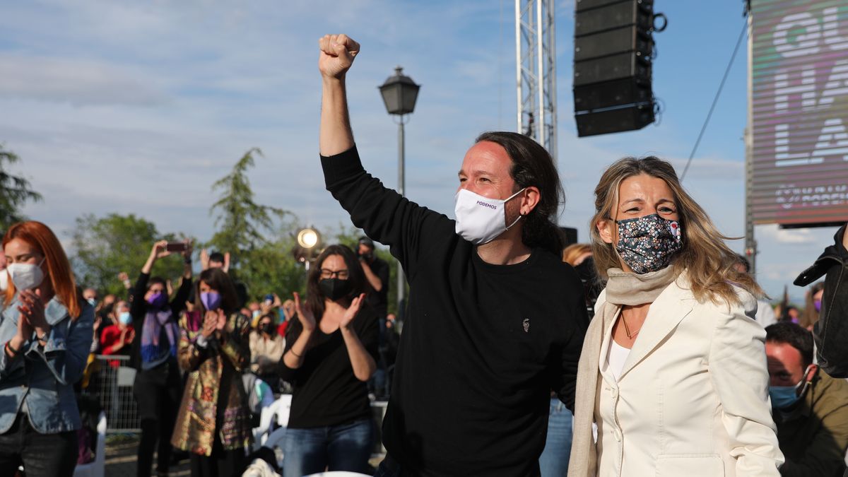 Pablo Iglesias y Yolanda Díaz Pablo Iglesias y Yolanda Díaz
