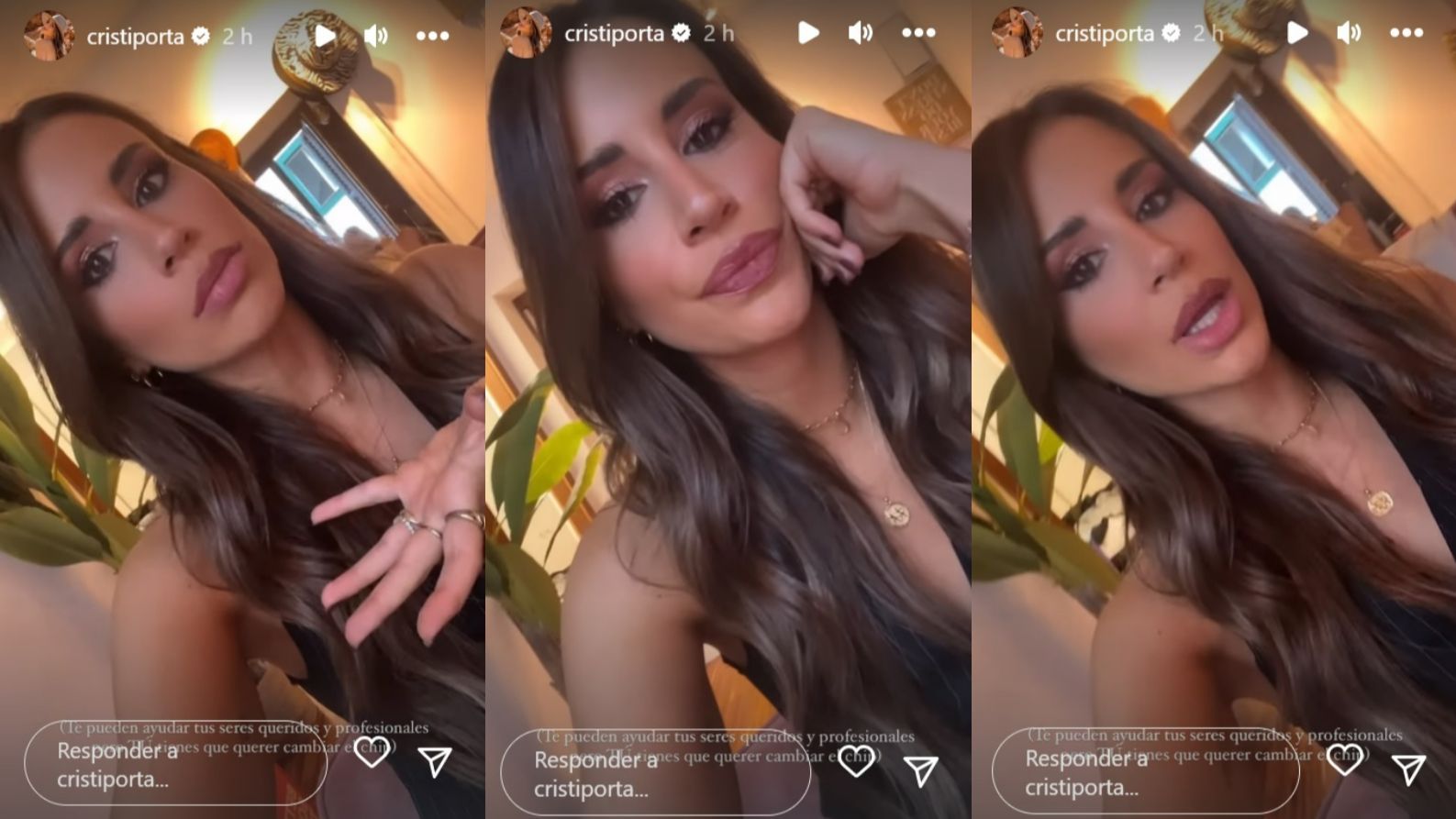 Cristina Porta explica cómo se encuentra