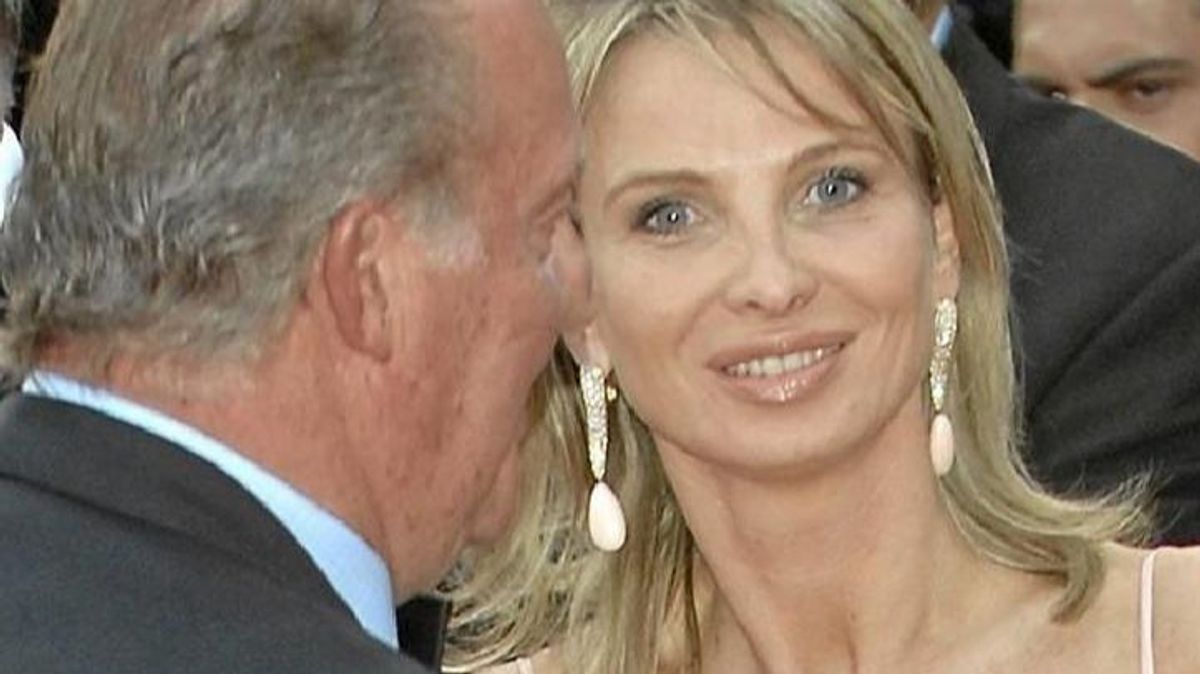 El rey Juan Carlos con Corinna Larsen El rey Juan Carlos con Corinna Larsen