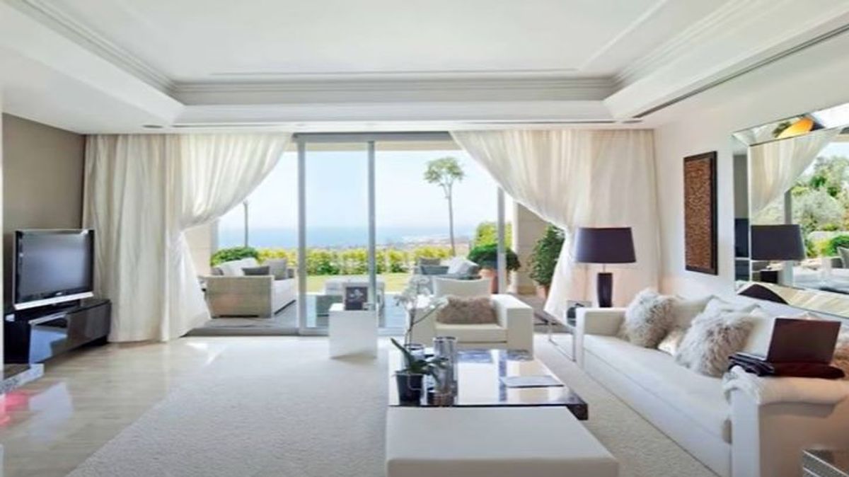 El salón de la casa de Shakira y Piqué El salón de la casa de Shakira y Piqué
