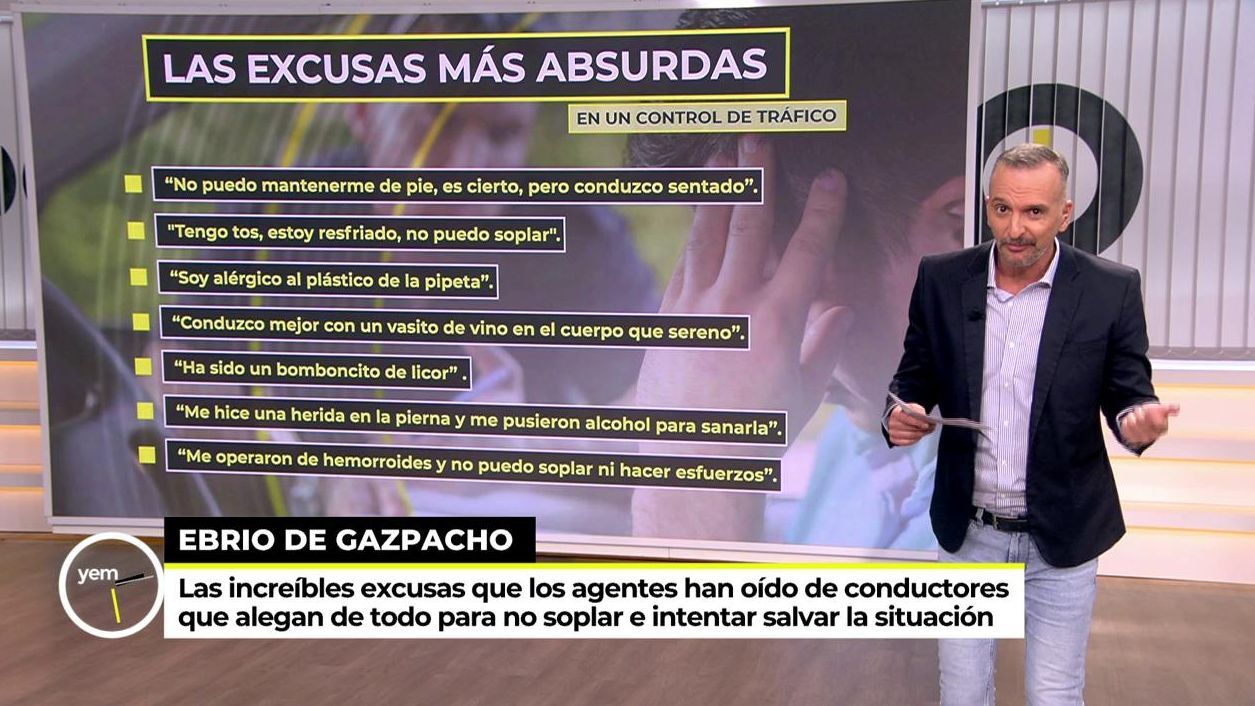 Las excusas más surrealistas al volante