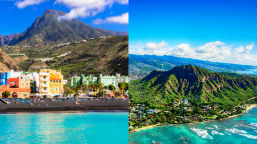 La Palma y Hawái.