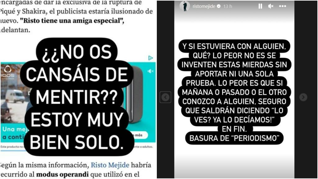 La respuesta de Risto Mejide a los que aseguran que tiene nuevo amor