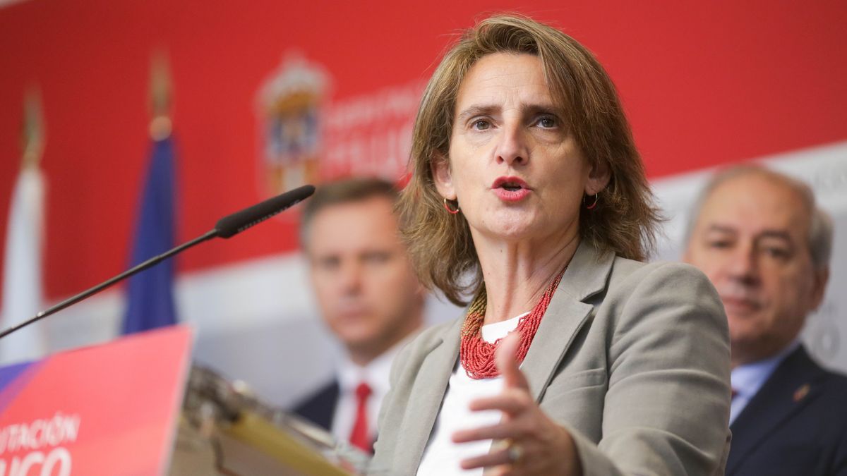 La vicepresidenta tercera y ministra de Transición Ecológica y Reto Democrático, Teresa Ribera, interviene durante la inauguración del VIII Fórum de Ciudades y Territorios Creativos de España, en la Diputación de Lugo, a 10 de noviembre de 2022, en Lugo, Galicia (España). La vicepresidenta tercera y ministra de Transición Ecológica y Reto Democrático, Teresa Ribera, interviene durante la inauguración del VIII Fórum de Ciudades y Territorios Creativos de España, en la Diputación de Lugo, a 10 de noviembre de 2022, en Lugo, Galicia (España).