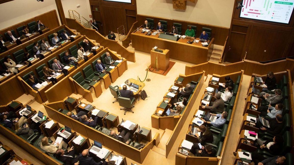 Pleno del Parlamento Vasco