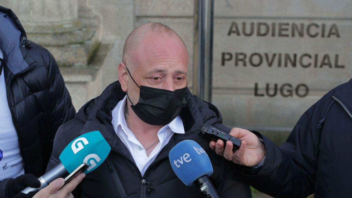 El padre de Desirée Leal en Lugo El padre de Desirée Leal en Lugo