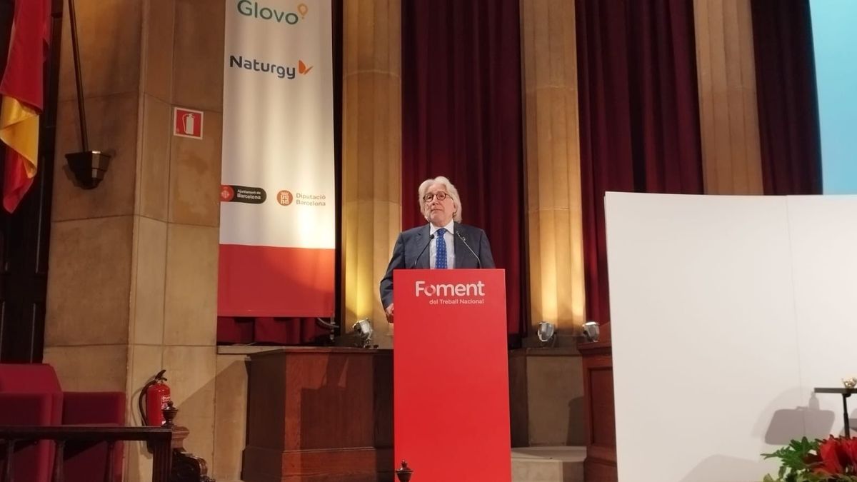 El presidente de Foment del Treball, Josep Sánchez Llibre El presidente de Foment del Treball, Josep Sánchez Llibre