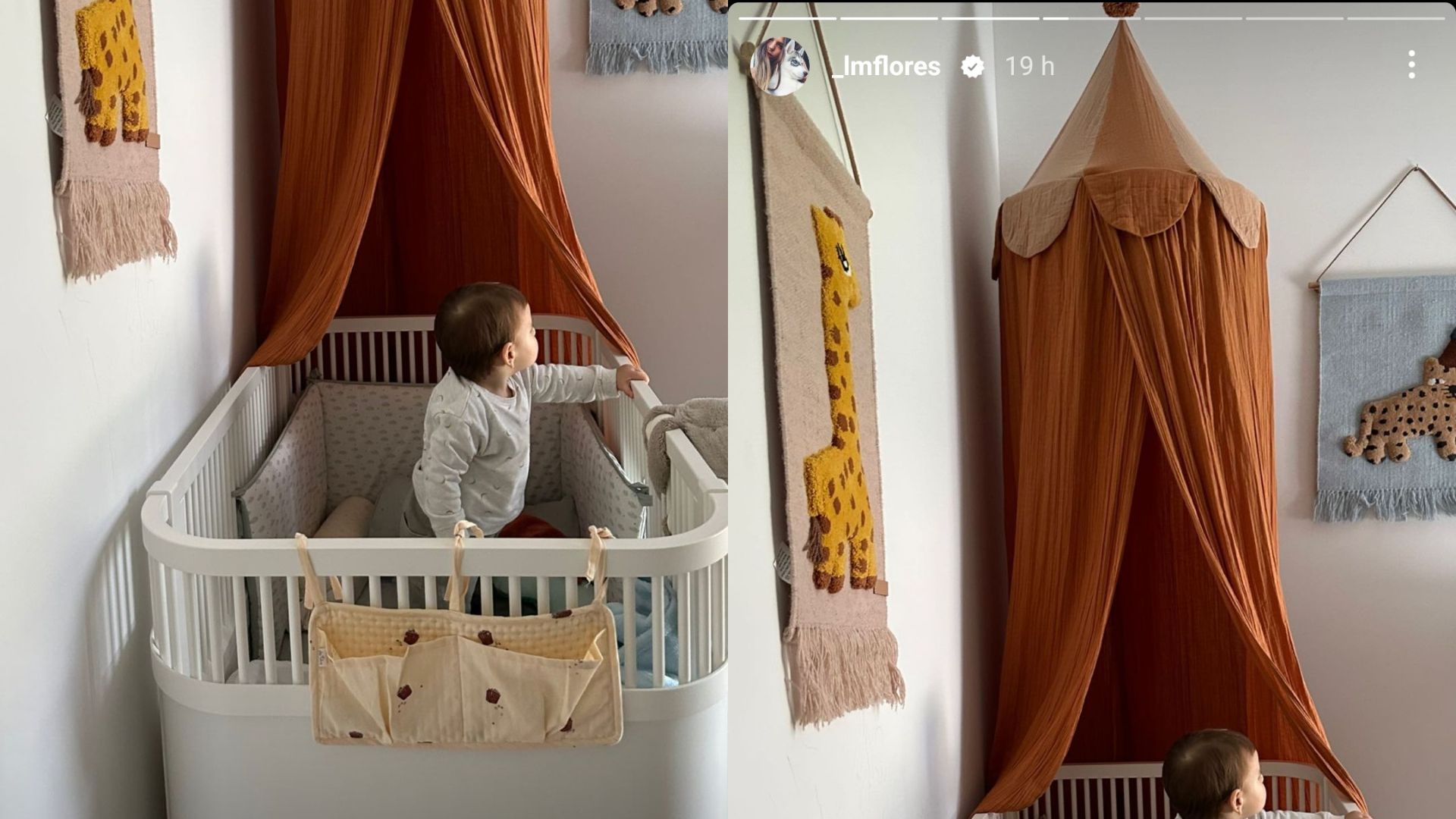 Laura Matamoros redecora la habitación de su hijo