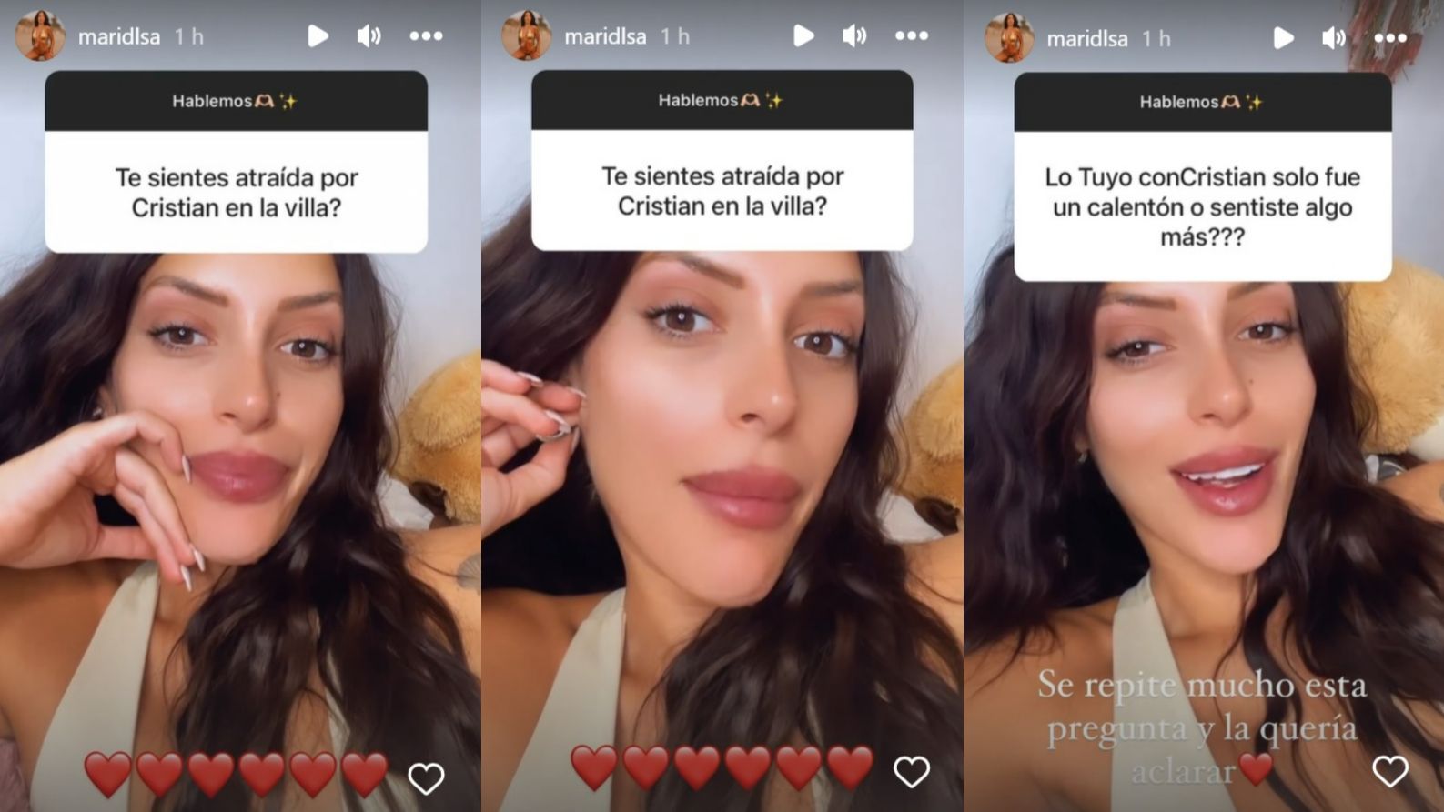 María de los Ángeles habla de su conexión con Cristian López