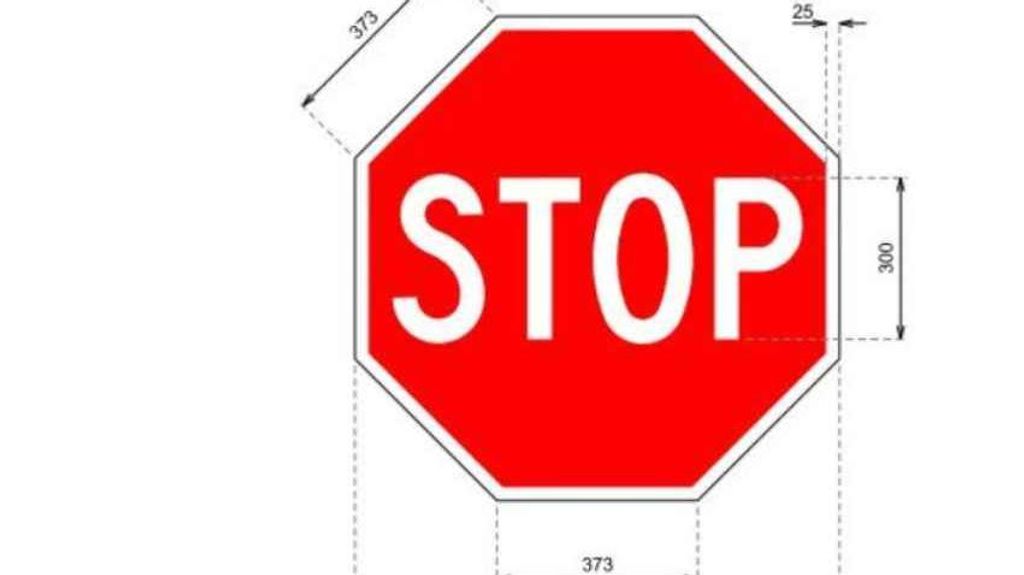 Se modifica la tipología de la señal de STOP