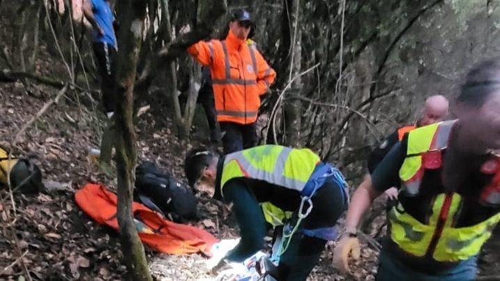 Dispositivo búsqueda encuentra anciano desaparecido A Rua