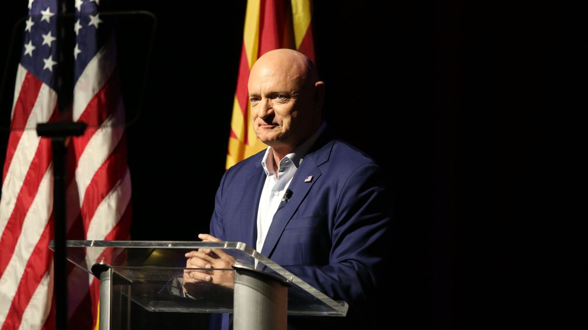 El senador demócrata por Arizona, Mark Kelly El senador demócrata por Arizona, Mark Kelly