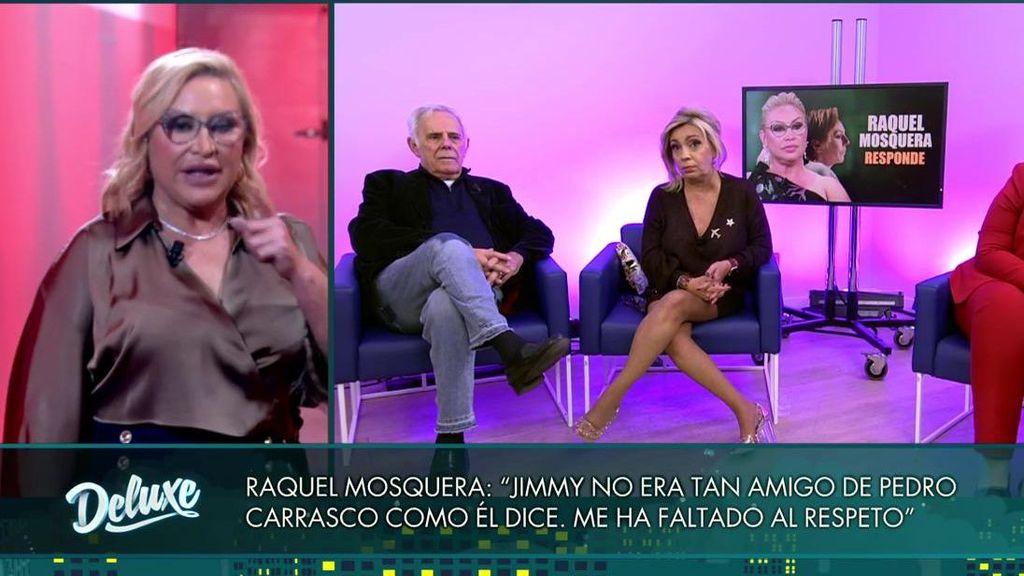 Raquel responde a Jimmy tras su insulto