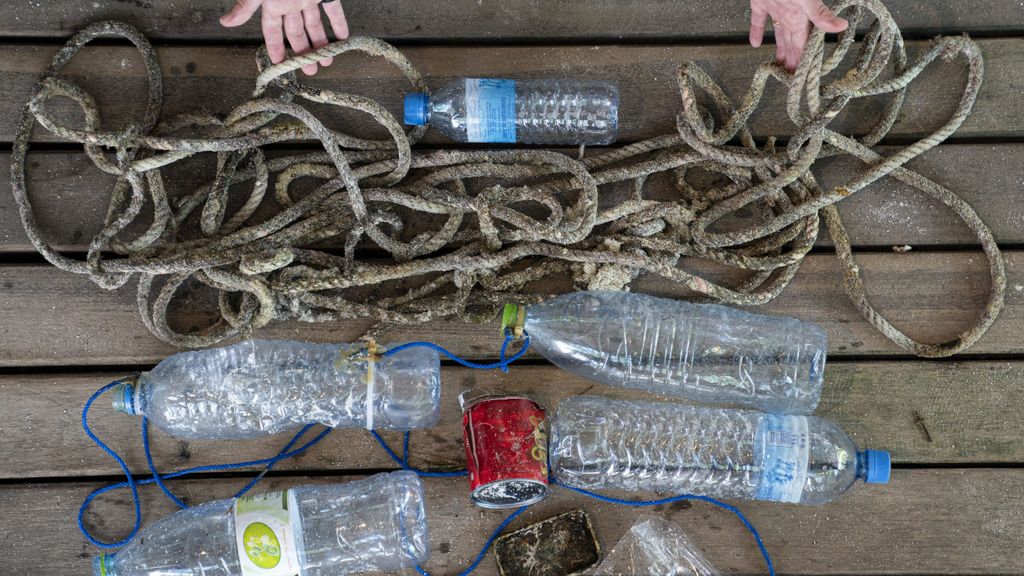 El plástico invade el mar. FUENTE: Cordonpress